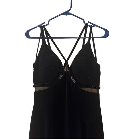 Niteline Della Roufogali Black Elegant Evening Gown Maxi Dress Size 4 - Picture 10 of 12